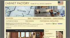 Desktop Screenshot of cabinetfactorydelaware.com